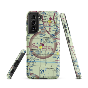 Fitch H Beach Airport (FPK) VFR Sectional Samsung Phone Case