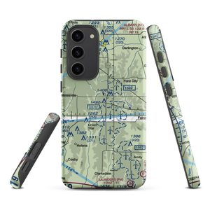 Fizzle Ridge Airport (3MO8) VFR Sectional Samsung Phone Case