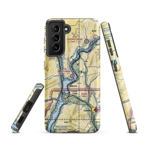 Flat Creek Field (05WN) VFR Sectional Samsung Phone Case