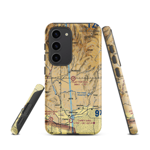Flat Top Airstrip (10ID) VFR Sectional Samsung Phone Case
