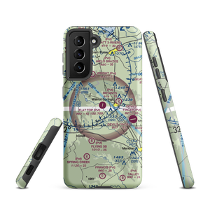 Flat Top Ranch Airport (74TE) VFR Sectional Samsung Phone Case