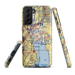 Flathead Lake Sky Ranch Airport (MT95) VFR Sectional Samsung Phone Case