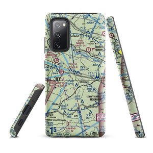 Flatrock Air Strip (0VA7) VFR Sectional Samsung Phone Case