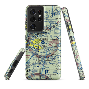 Florence Regional Airport (FLO) VFR Sectional Samsung Phone Case