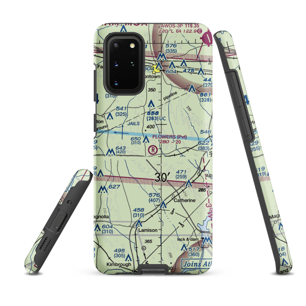 Flowers Field (3AL7) VFR Sectional Samsung Phone Case Samsung Galaxy S20 Plus model shown