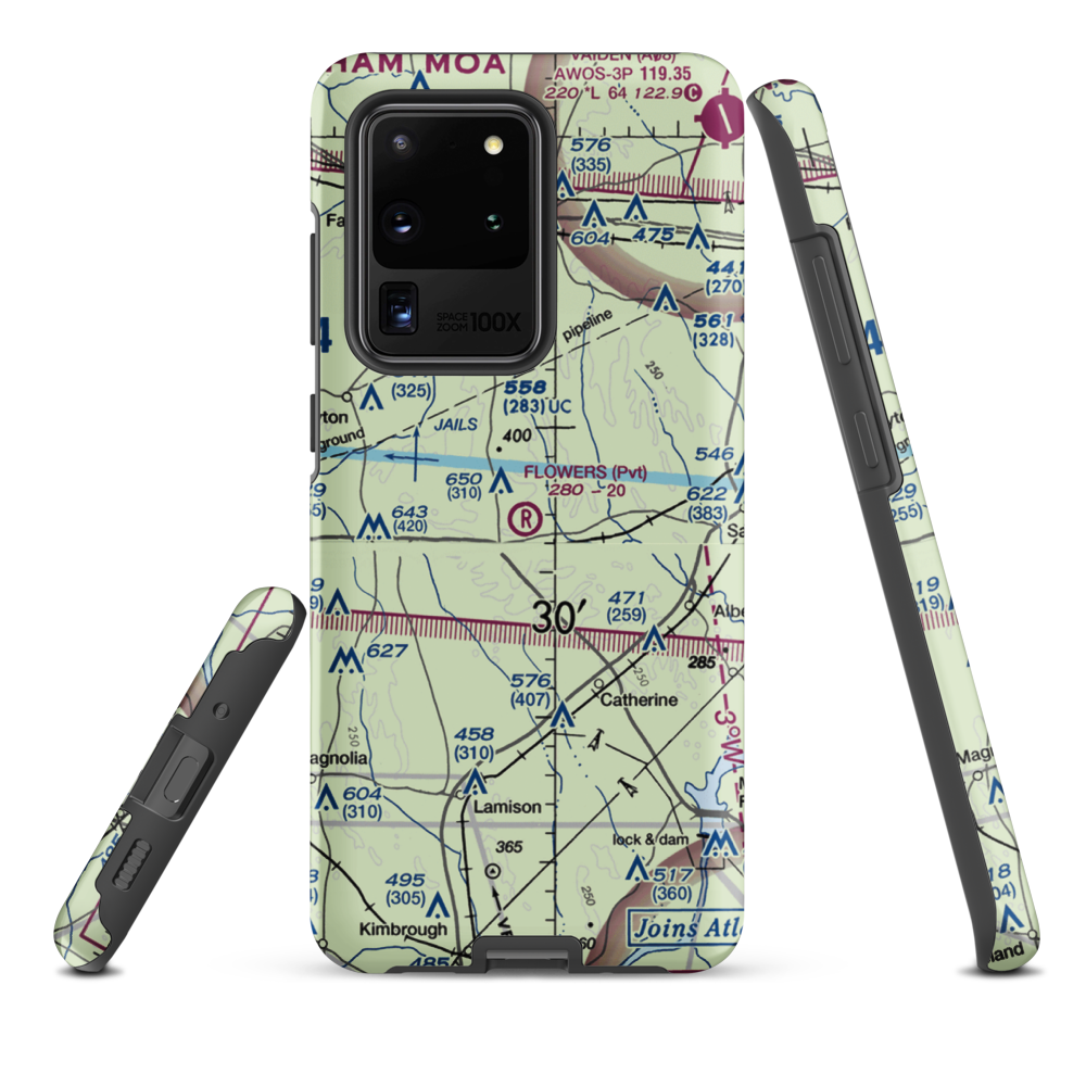 Flowers Field (3AL7) VFR Sectional Samsung Phone Case Samsung Galaxy S20 Ultra model shown