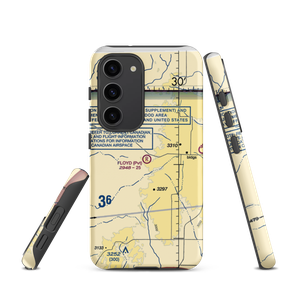 Floyd Ranch Airport (MT09) VFR Sectional Samsung Phone Case