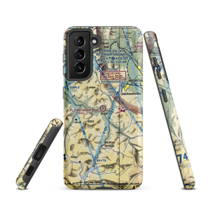 Fly By Night Airport (OG13) VFR Sectional Samsung Phone Case