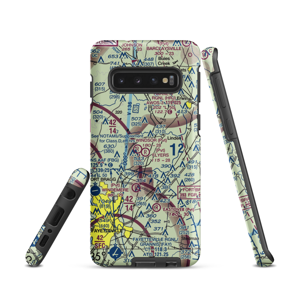Flyers Airpark (9NC2) VFR Sectional Samsung Phone Case Samsung Galaxy S10 model shown