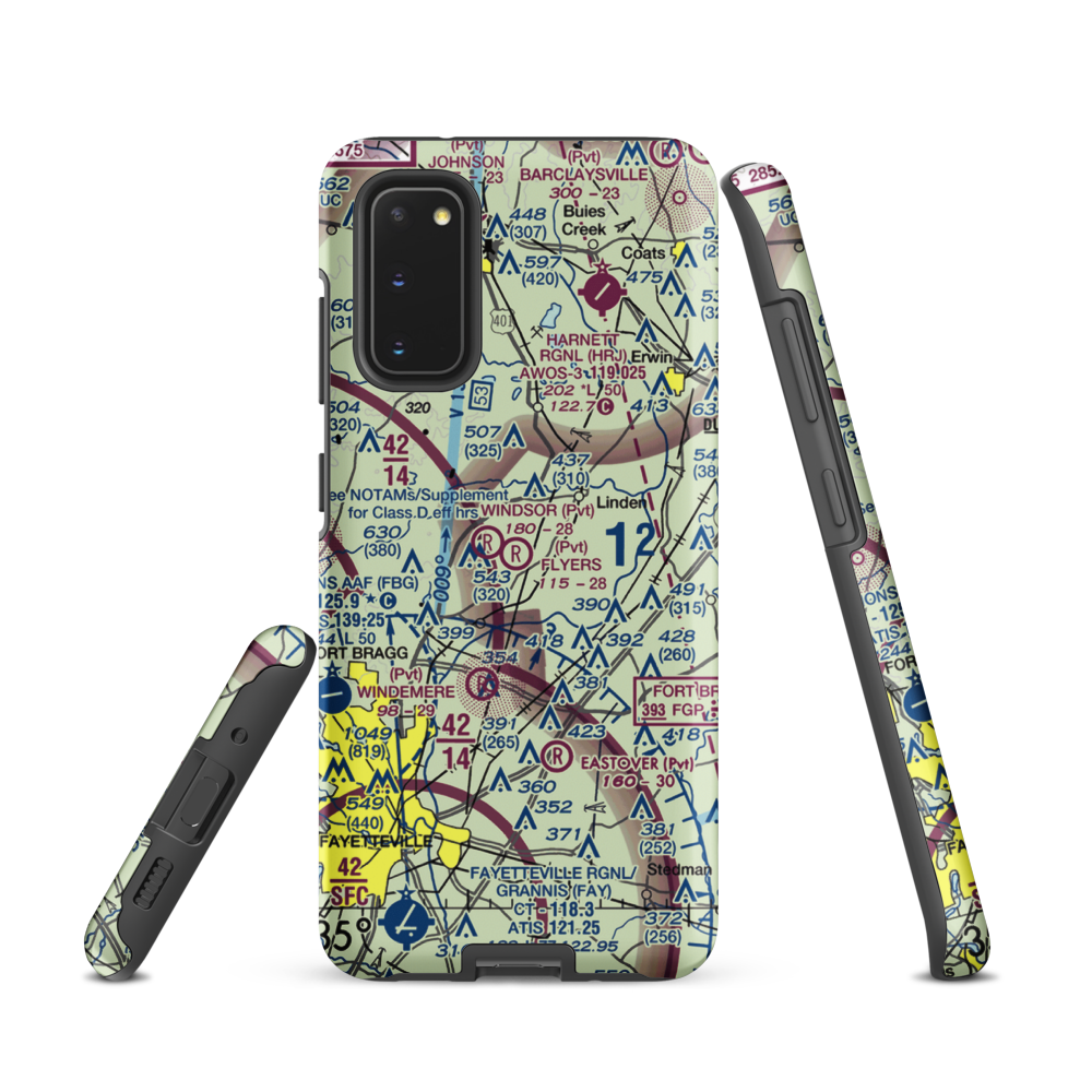 Flyers Airpark (9NC2) VFR Sectional Samsung Phone Case Samsung Galaxy S20 model shown