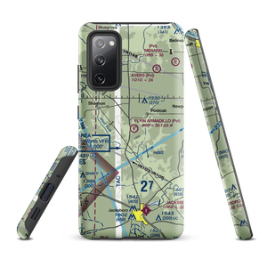 Flyin Armadillo Airport (TE55) VFR Sectional Samsung Phone Case