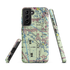 Flying 'F' Farms Airport (4FD2) VFR Sectional Samsung Phone Case