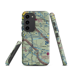 Flying A Airport (2C4) VFR Sectional Samsung Phone Case