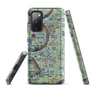 Flying Floats Base Seaplane Base (8WI7) VFR Sectional Samsung Phone Case