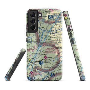 Flying Gluepie Ranch Airport (74CA) VFR Sectional Samsung Phone Case