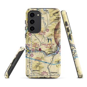 Flying H Ranch Airport (96ID) VFR Sectional Samsung Phone Case