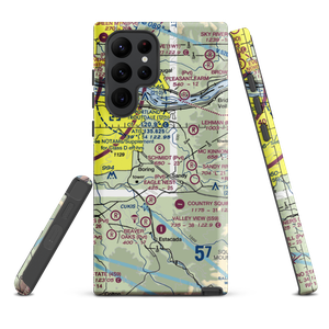 Flying K Bar J Ranch Airport (OR35) VFR Sectional Samsung Phone Case