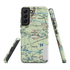 Flying V Ranch Airport (10MO) VFR Sectional Samsung Phone Case