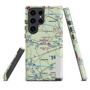 Flying V Ranch Airport (10MO) VFR Sectional Samsung Phone Case