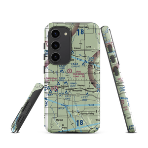 Flyplassen Airport (54WI) VFR Sectional Samsung Phone Case