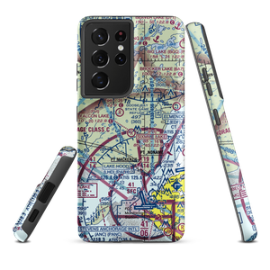 Flyway Farm Airstrip (36AK) VFR Sectional Samsung Phone Case