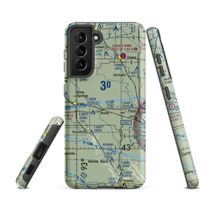 Folkerts Airport (5IA5) VFR Sectional Samsung Phone Case