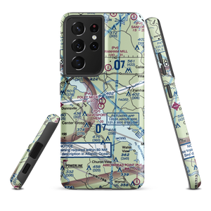 Folly Neck Airport (2VG8) VFR Sectional Samsung Phone Case