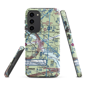 Folly Neck Airport (2VG8) VFR Sectional Samsung Phone Case