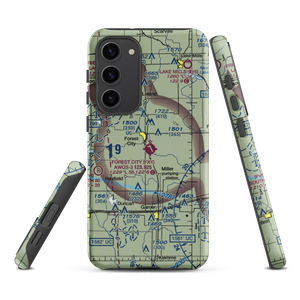 Forest City Municipal Airport (FXY) VFR Sectional Samsung Phone Case