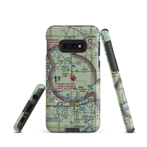 Forest City Municipal Airport (FXY) VFR Sectional Samsung Phone Case