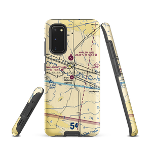 Fort Belknap Agency Airport (U09) VFR Sectional Samsung Phone Case