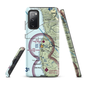 Fort Bragg Airport (FOB) VFR Sectional Samsung Phone Case