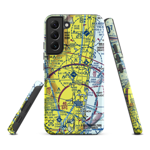 Fort Lauderdale Executive Airport (FXE) VFR Sectional Samsung Phone Case