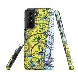 Fort Lauderdale Executive Airport (FXE) VFR Sectional Samsung Phone Case