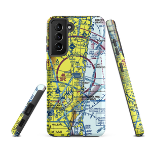 Fort Lauderdale Hollywood International Airport (FLL) VFR Sectional Samsung Phone Case