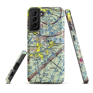 Fort Lee Army Airfield (FLE) VFR Sectional Samsung Phone Case