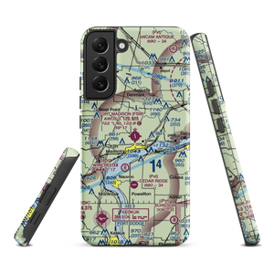 Fort Madison Municipal Airport (FSW) VFR Sectional Samsung Phone Case