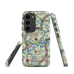 Fort Madison Municipal Airport (FSW) VFR Sectional Samsung Phone Case