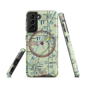 Fort Scott Municipal Airport (FSK) VFR Sectional Samsung Phone Case