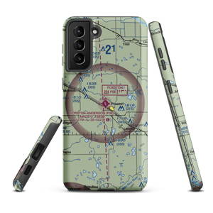 Fosston Municipal Airport-Anderson Field (FSE) VFR Sectional Samsung Phone Case