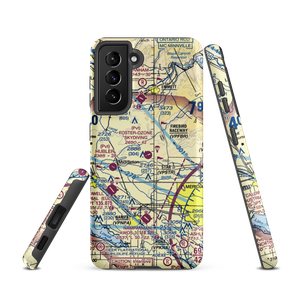 Foster Field - Dzone Skydiving Airport (ID92) VFR Sectional Samsung Phone Case