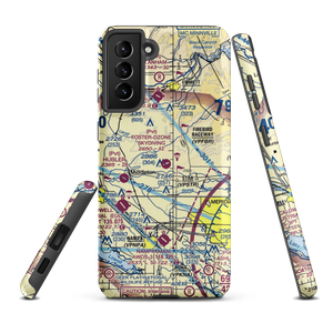Foster Field - Dzone Skydiving Airport (ID92) VFR Sectional Samsung Phone Case