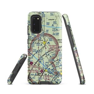 Fox Stephens Field Gilmer Municipal Airport (JXI) VFR Sectional Samsung Phone Case