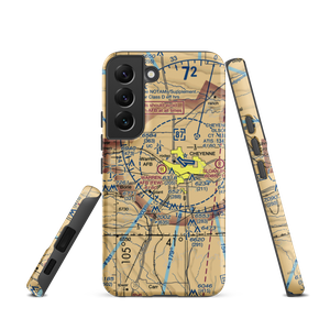 Francis E Warren Air Force Base (FEW) VFR Sectional Samsung Phone Case