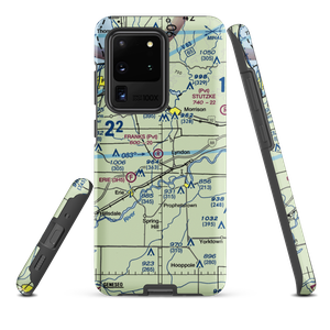 Frank's Flying Service Airport (4IL5) VFR Sectional Samsung Phone Case