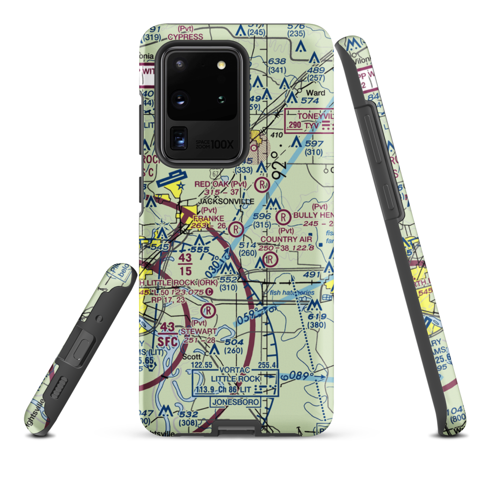 Franke Field (79AR) VFR Sectional Samsung Phone Case Samsung Galaxy S20 Ultra model shown