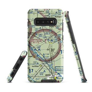 Frankfort Municipal Airport (FKR) VFR Sectional Samsung Phone Case