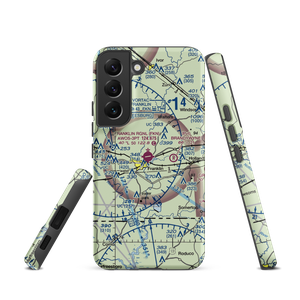 Franklin Regional Airport (FKN) VFR Sectional Samsung Phone Case