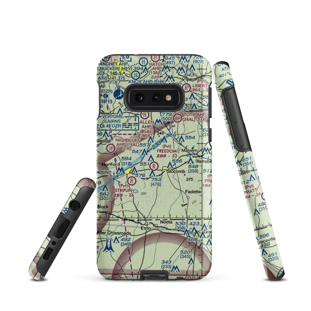 Freedom Field (AL41) VFR Sectional Samsung Phone Case Samsung Galaxy S10e model shown