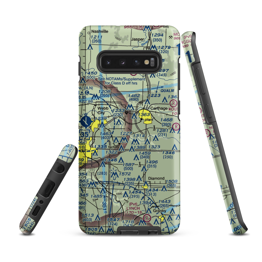 Frerer Strip (2MO8) VFR Sectional Samsung Phone Case Samsung Galaxy S10 Plus model shown